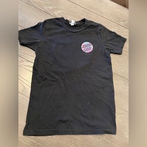Santa Cruz black shirt with galaxy print
